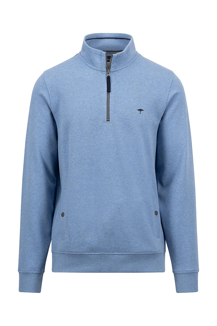 Fynch Hatton Pullover της σειράς Zip Troyer